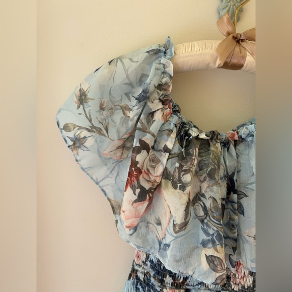 Baltic Born Amalfi Rose Chiffon Maxi Dress 
Size: Medium 
EUC (No Flaws) - Picture 6 of 16